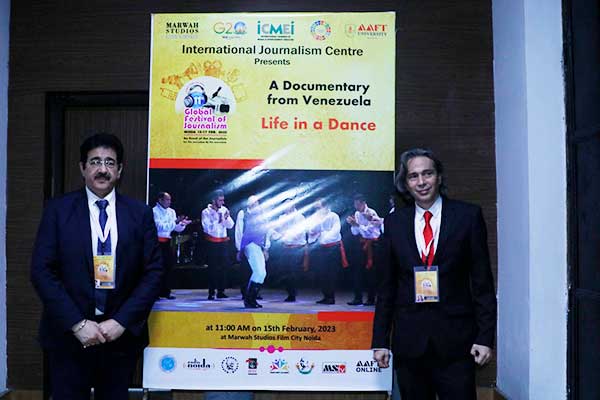 Dr. Sandeep Marwah & Mr. Alfredo Caldera – Film: Life in a Dance Documentary Screening