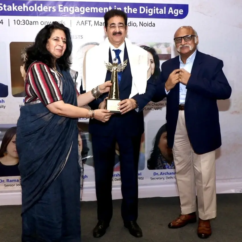 Dr. Sandeep Marwah Honored by Delhi Chapter of Public Relations Society of India