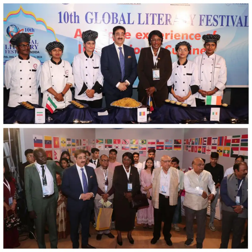 ICMEI-Food Festival Showcases Cuisine from Chad at 10th Global Literary Festival Noida