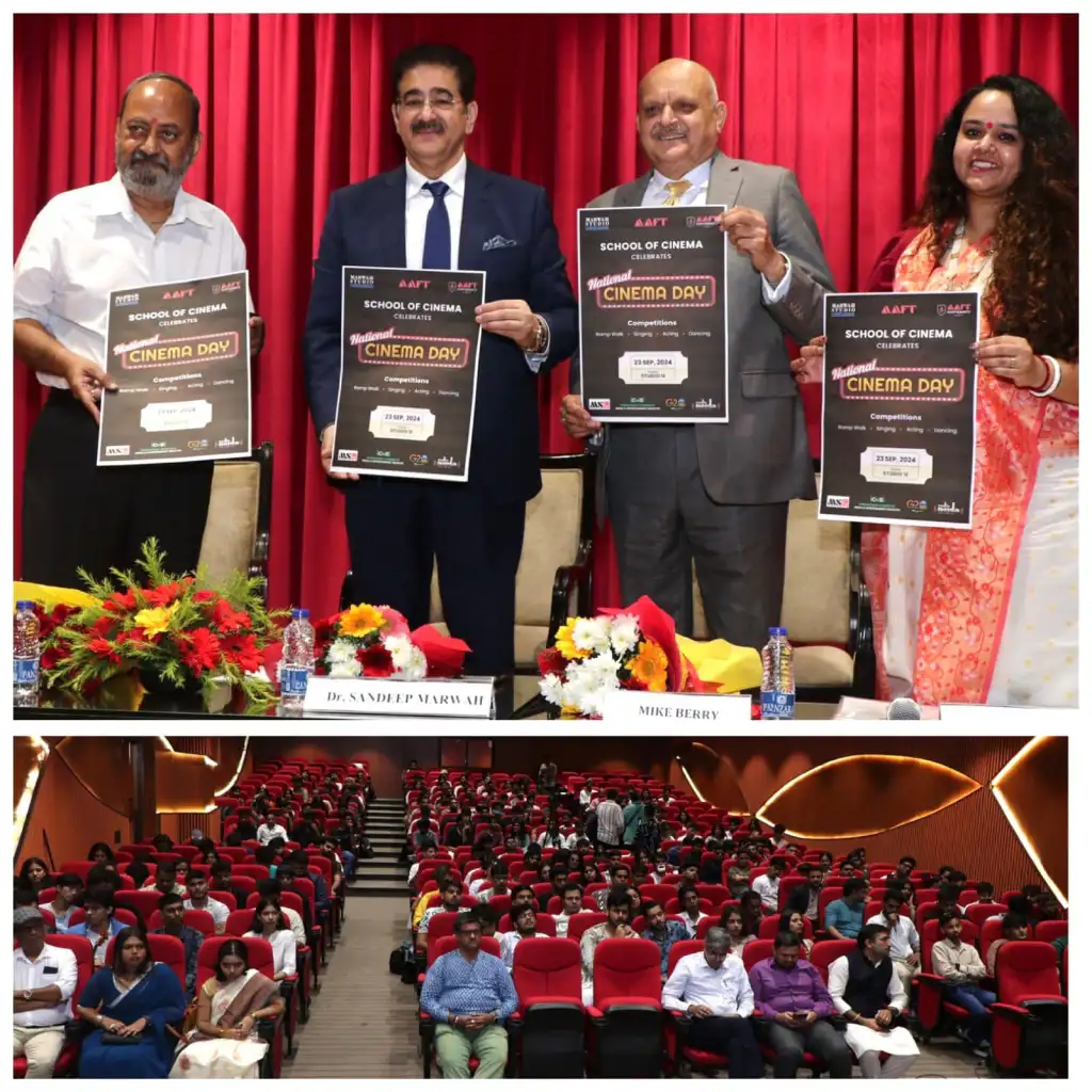 National Cinema Day Celebrated at AAFT School of Cinema with Industry Leaders