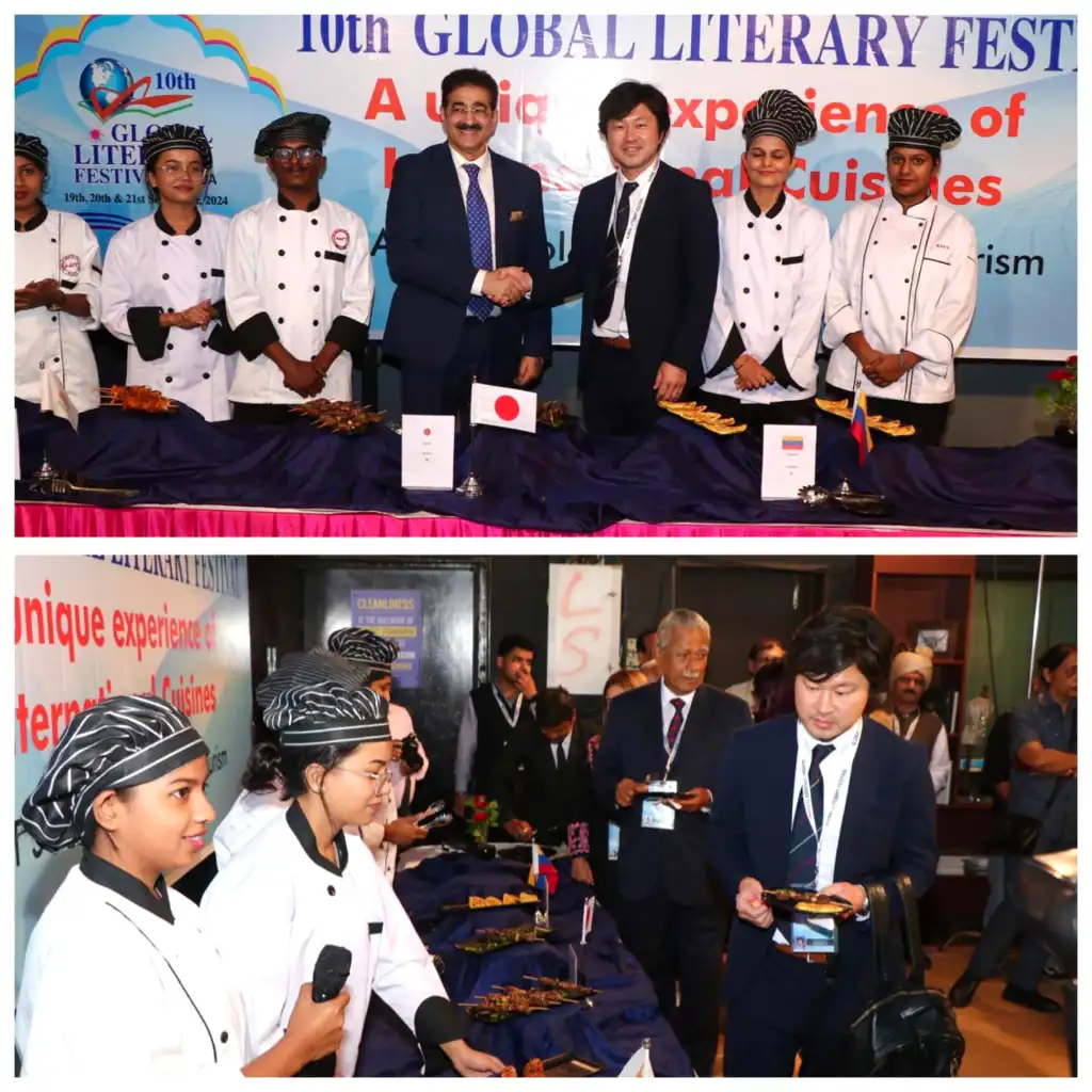 Food Festival Brings Japanese Cuisine to the 10th Global Literary Festival Noida 2024