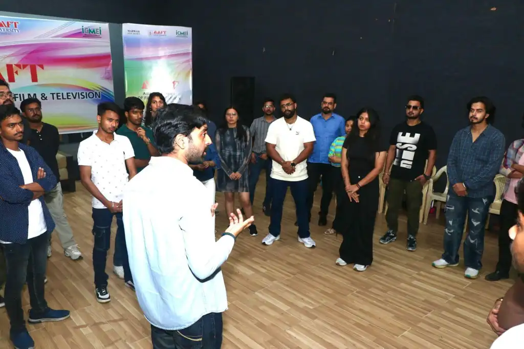 Actor Vivaan Parashar Conducts Exclusive Workshop at AAFT School of Acting and Presentation