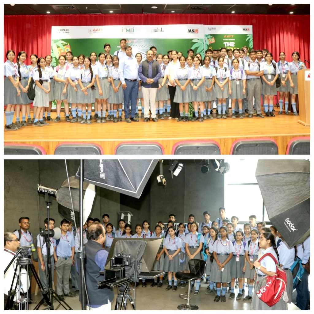 Indrapuram Public School Students Visit Marwah Studios for Educational Tour