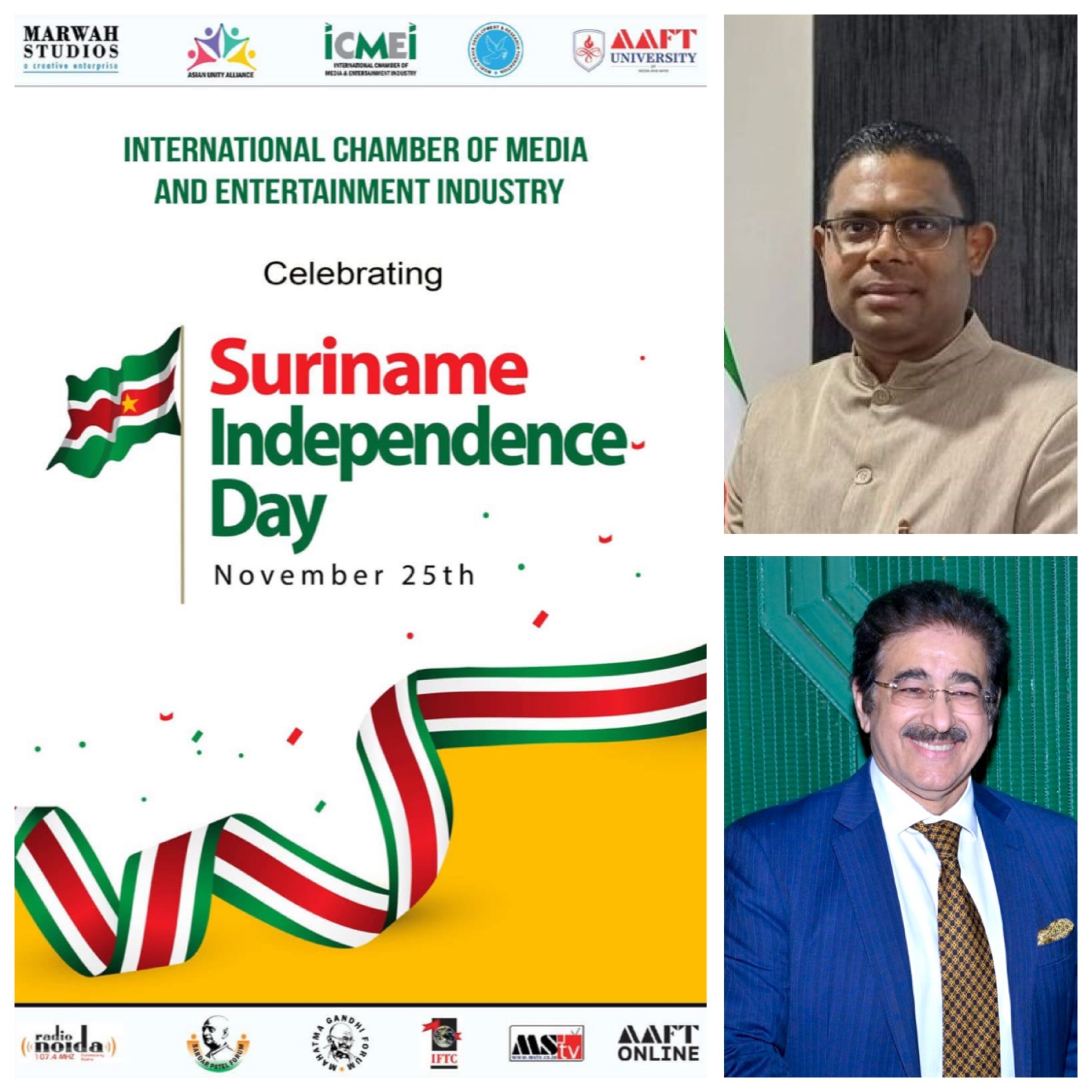 ICMEI Celebrates Suriname’s Independence Day, Strengthening Centuries-Old Ties Between India and Suriname