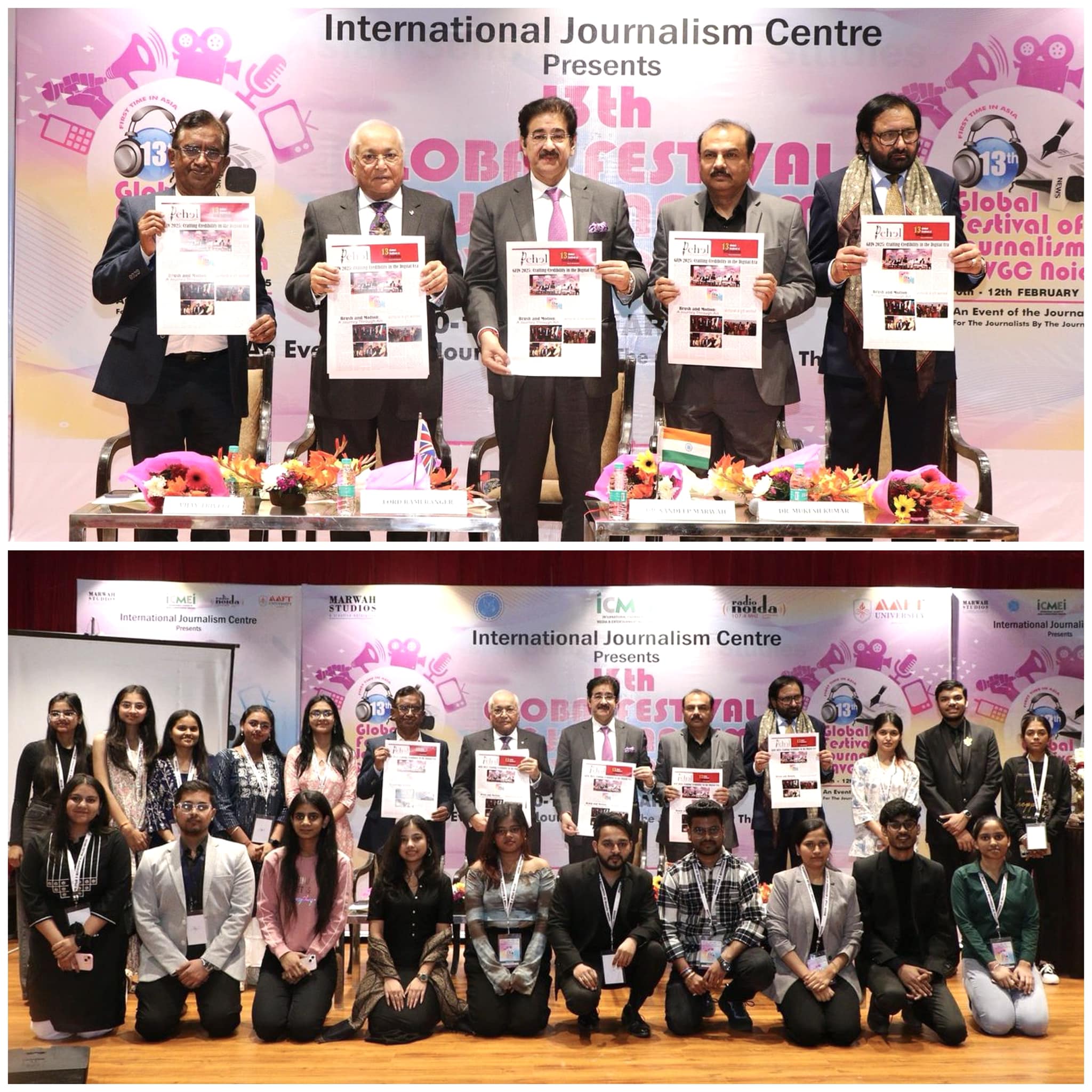 Newsletter Unveiled at 13th Global Festival of Journalism & AVGC 2025