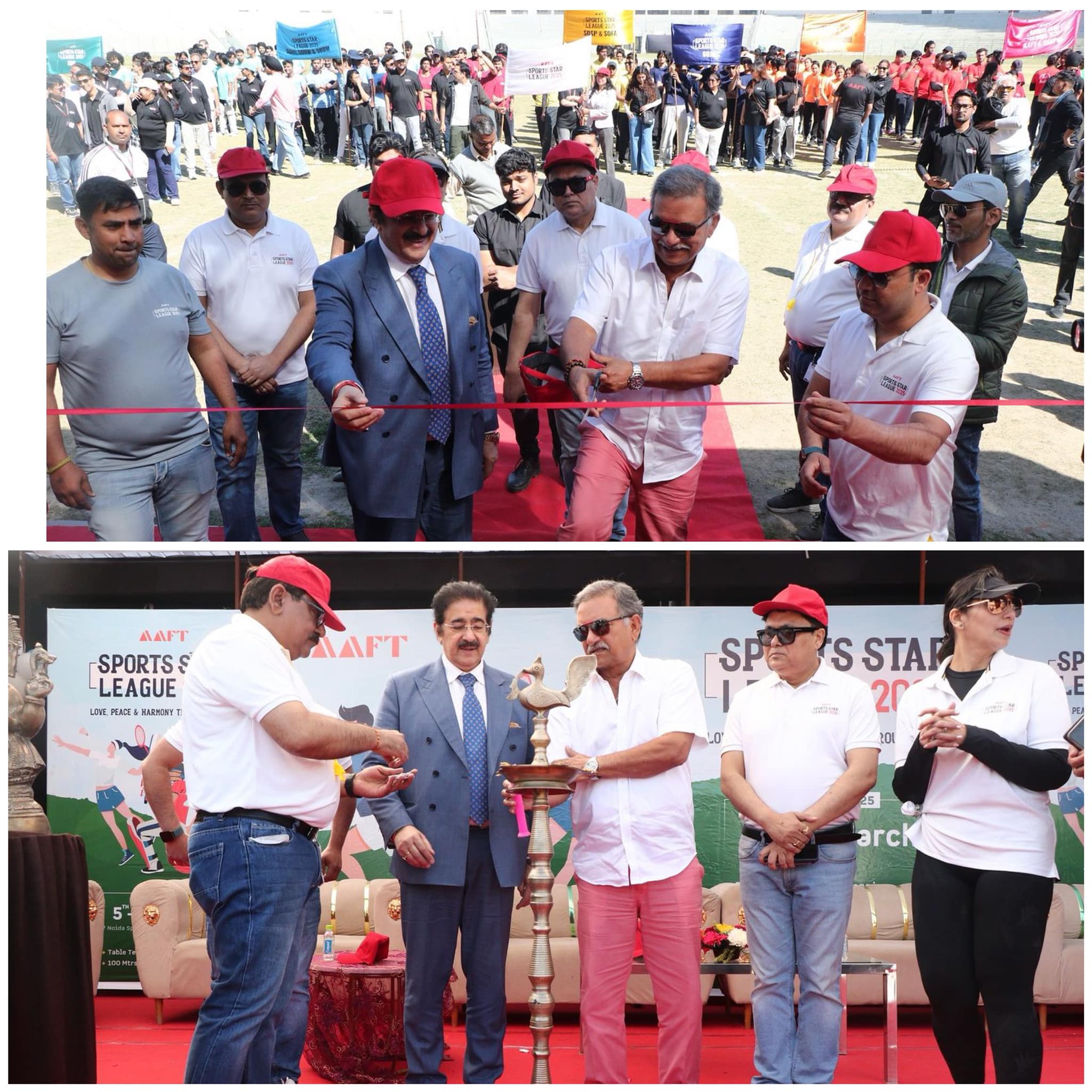 AAFT Star Sports League 2025 Inaugurated by Cricket Legend Madan Lal