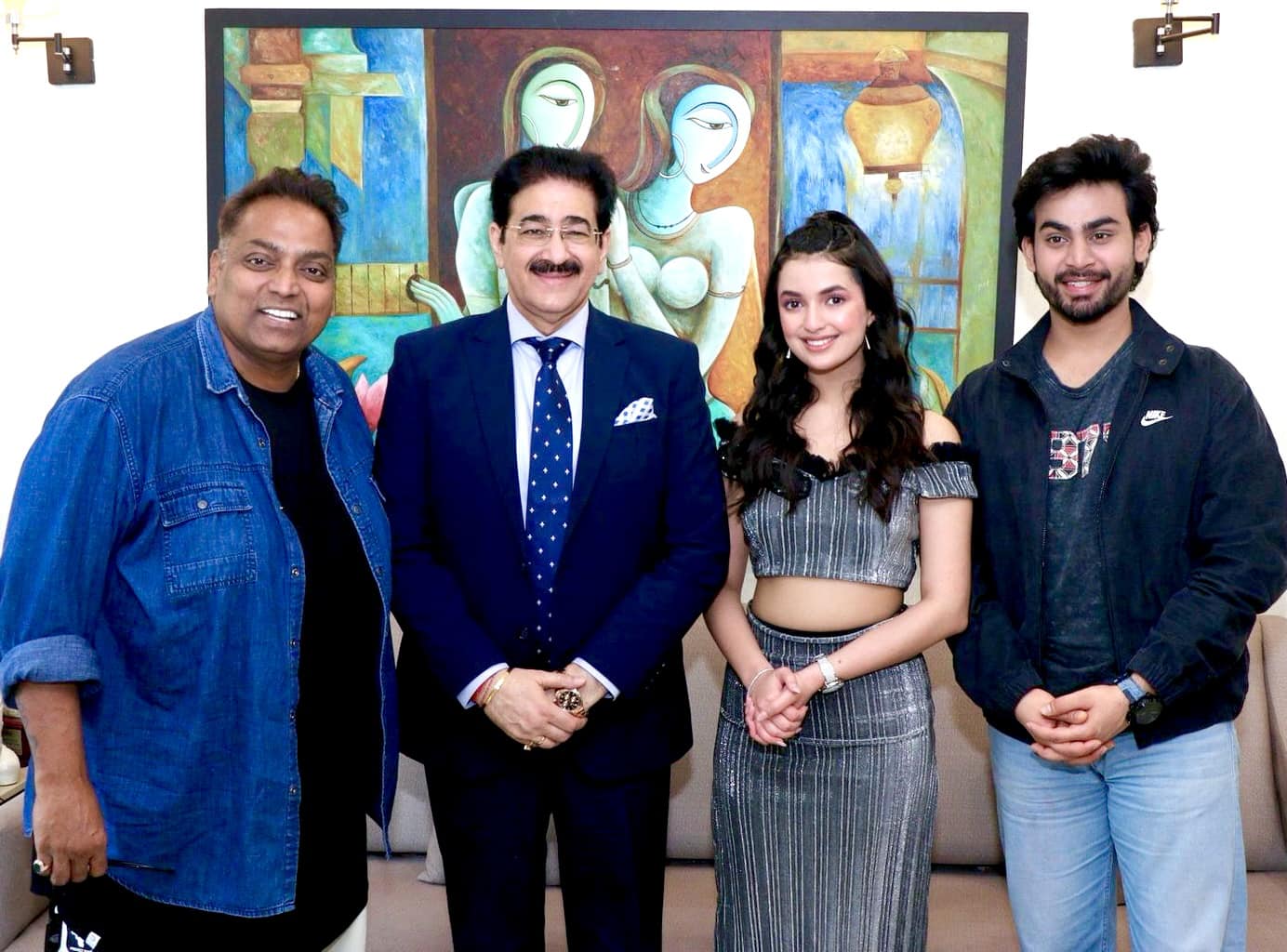 Team of Feature Film “Pintu Ki Pappi” Visits AAFT Marwah Studios for Film Promotion