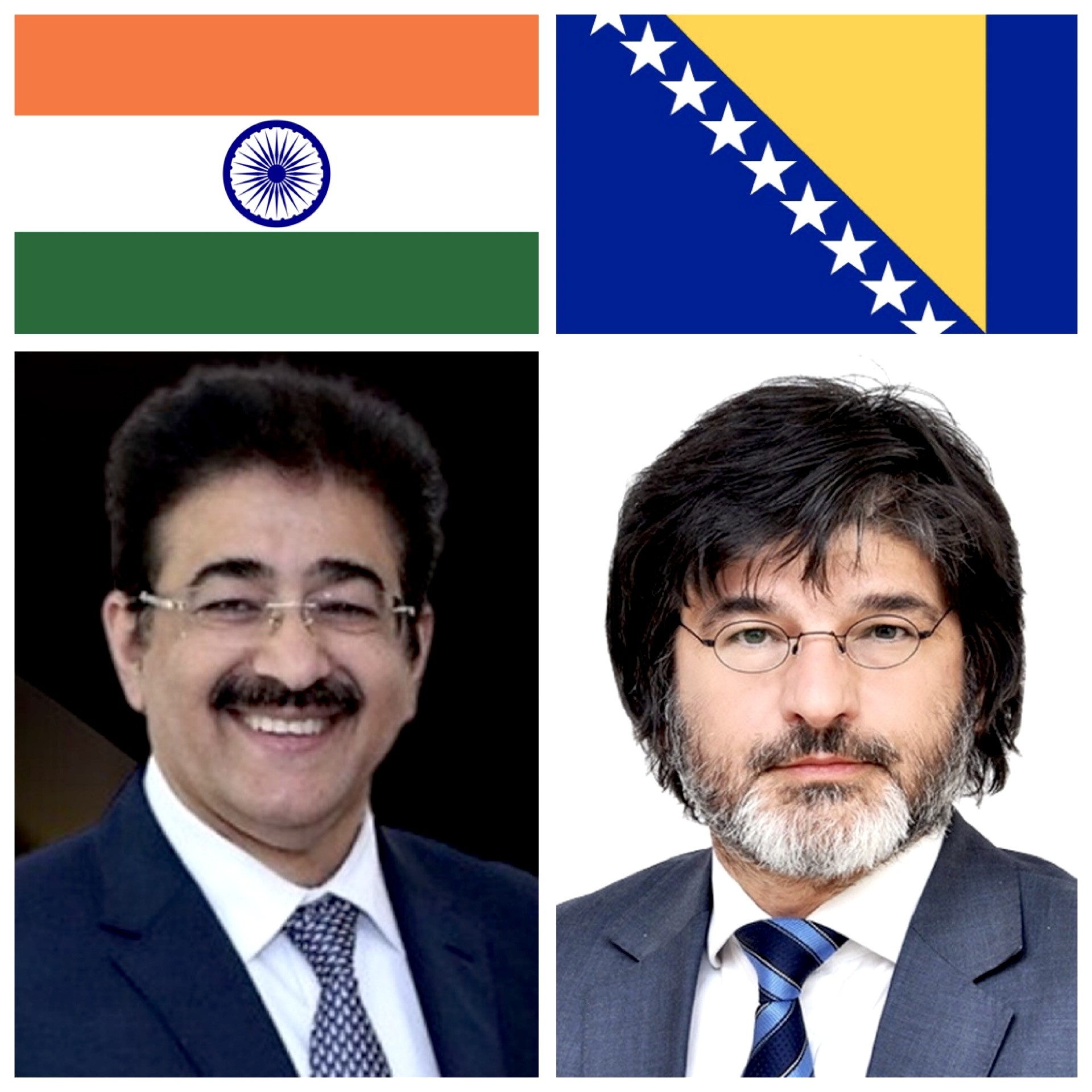 ICMEI Congratulates Ambassador of Bosnia on Independence Day