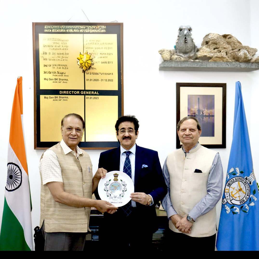 Dr. Sandeep Marwah Honoured by Distinguished Military Leaders for Promoting India Globally