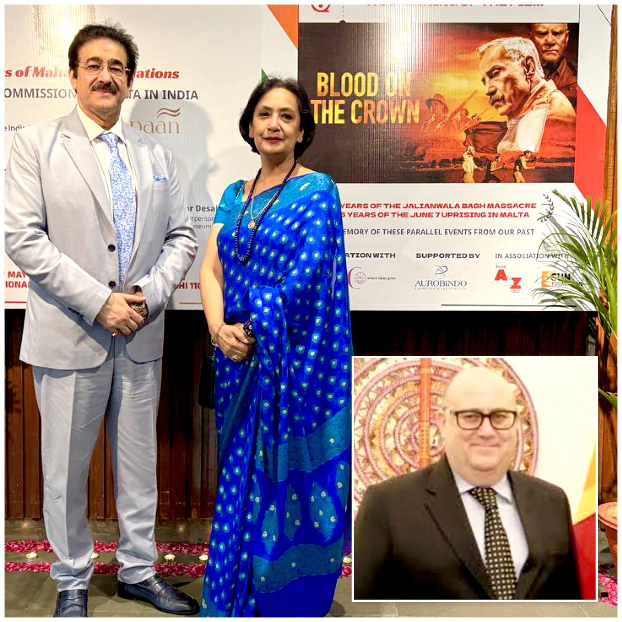 Dr. Sandeep Marwah Attends Celebratory Film Screening Hosted by the Embassy of Malta to Mark 60 Years of India-Malta Diplomatic Relations