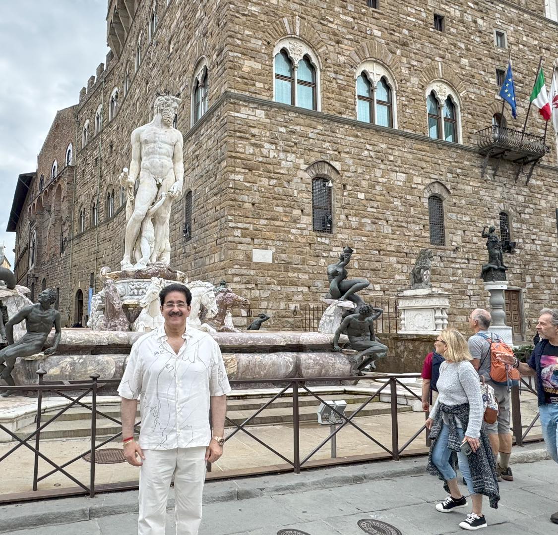 Sandeep Marwah of AAFT School of Fine Arts Undertakes Research Visit to Florence, Italy under International Film and Television Research Centre