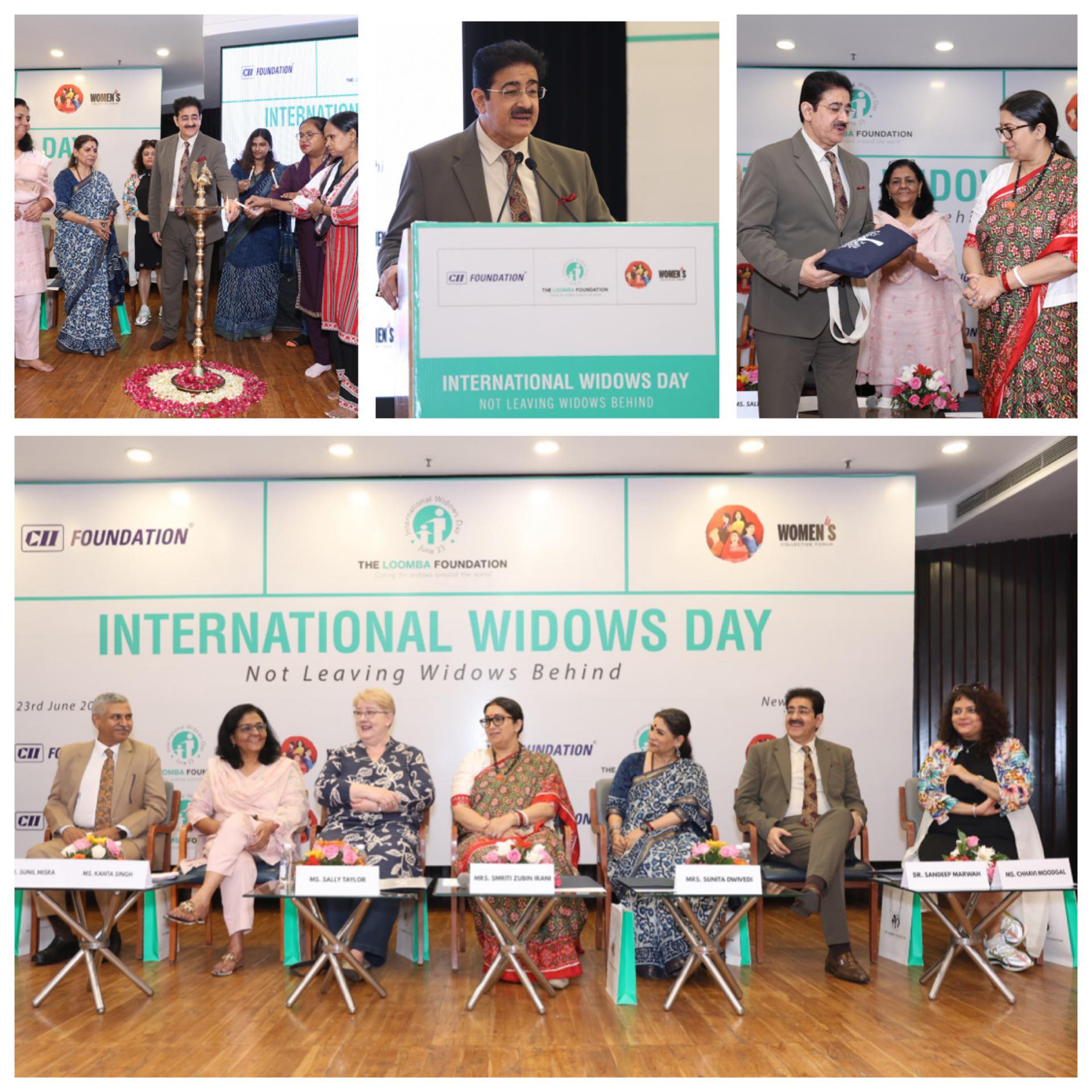 Dr. Sandeep Marwah Inaugurates International Widows’ Day at India International Centre