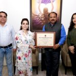 Dr. Sougand Akbarian from Iran Visits Marwah Studios; Honored with Life Membership of IFTC