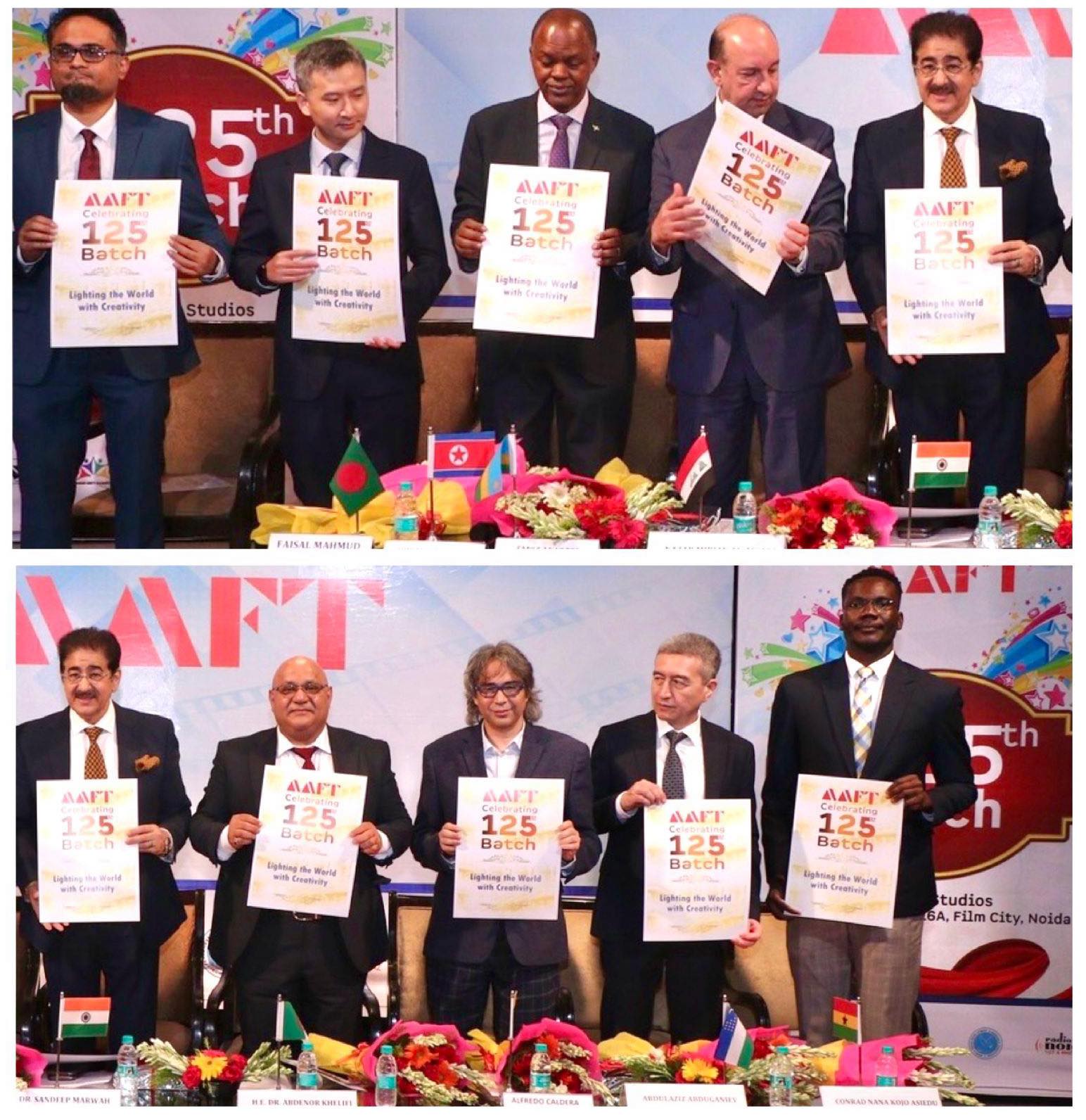 Historic Inauguration of 125th Batch of AAFT at Marwah Studios Marks a Global Milestone