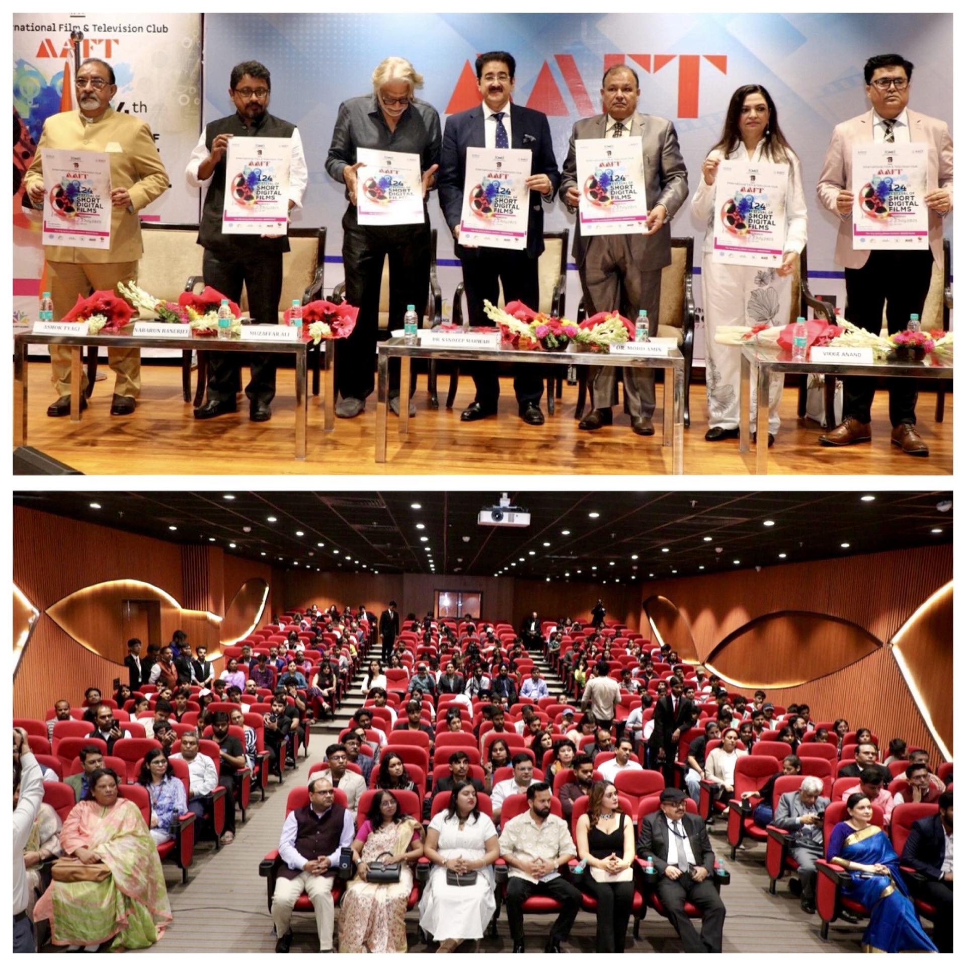AAFT Breaks Its Own World Record with the 124th Edition of the Festival of Short Digital Films at Marwah Studios
