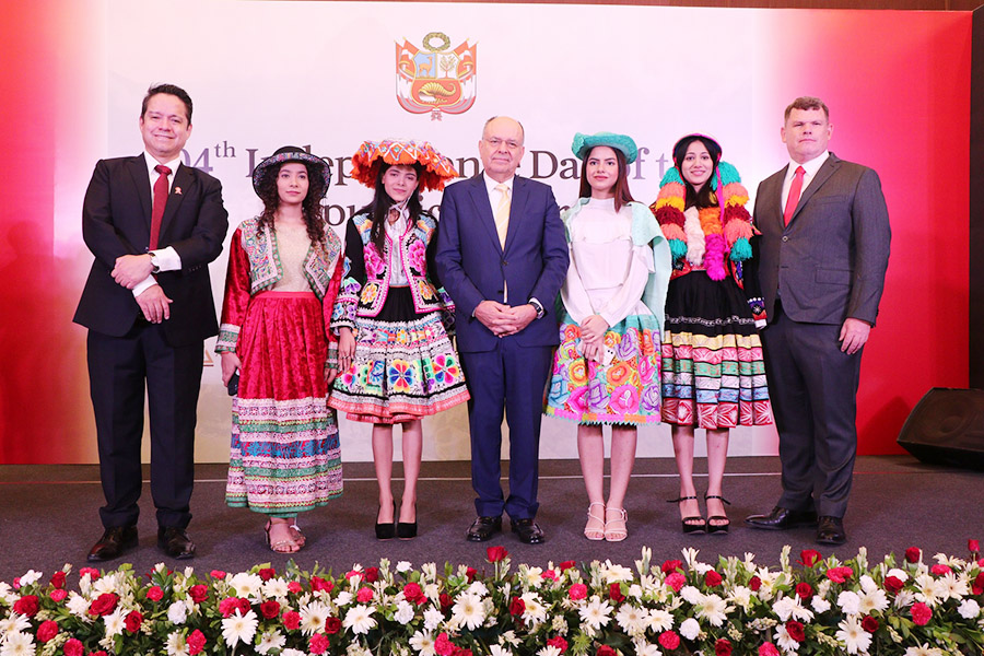 204th Independence Day of the Republic of Peru Celebrated at Shangri-La Eros, New Delhi