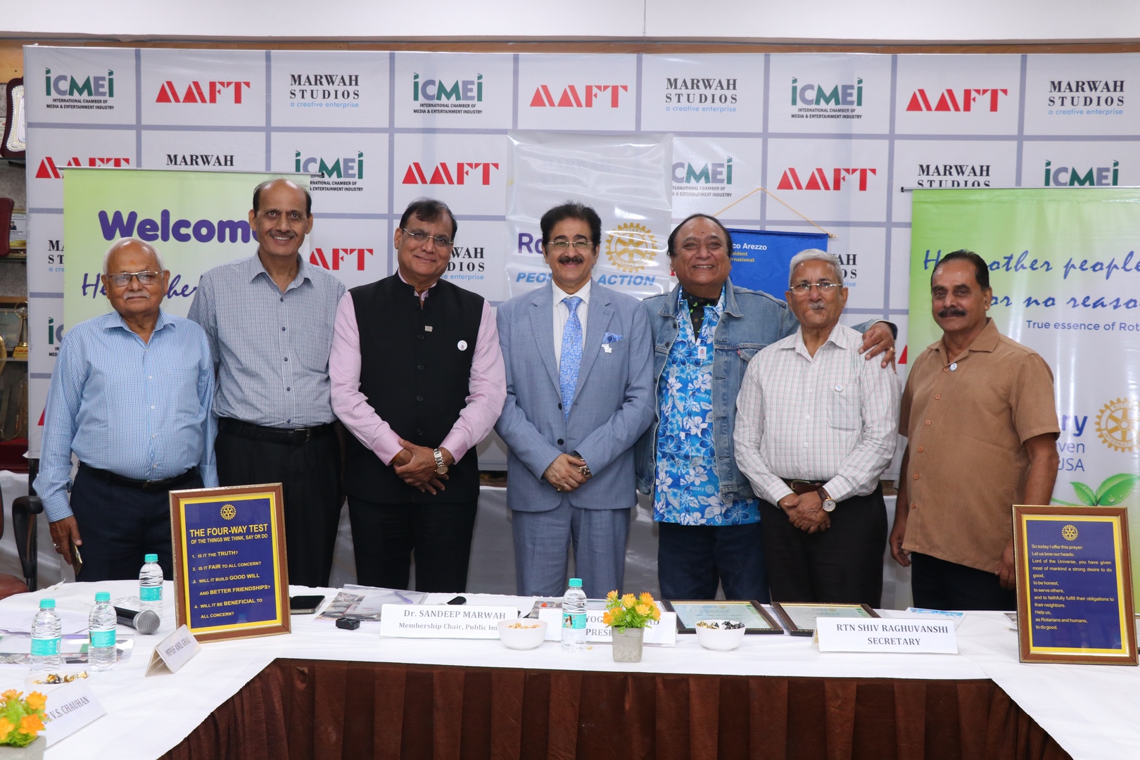 Rotary International Meets with AAFT Leadership in New Delhi