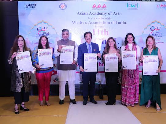 Newsletter Launched During Fashion Show at 11th Global Literary Festival Noida 2025
