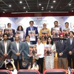Poster of “Rendered Pixels” – E-Magazine of AAFT School of Animation Released During 11th Global Literary Festival Noida