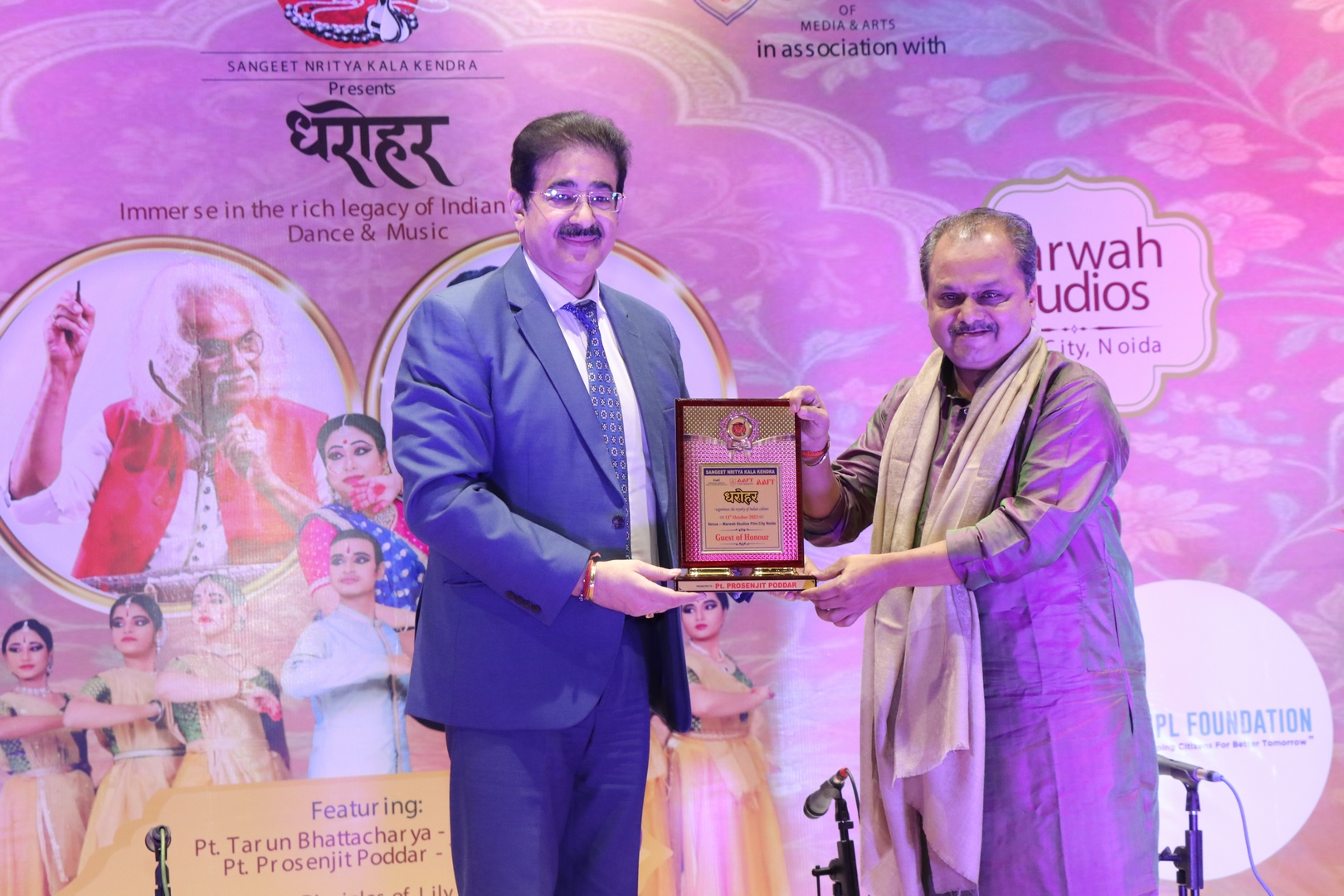 Dharohar Immerse in the rich legacy of Indian Classical Dance & Musical event at AAFT Marwah Studios