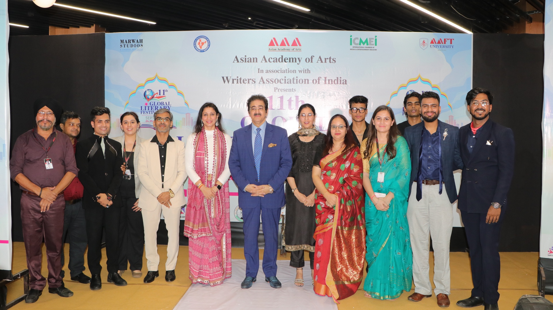 11th GLFN 2025 Fashion Show by SOFD Students & Press Interaction at AAFT