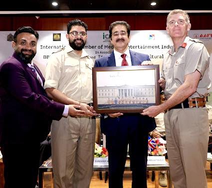 British Army Honours Dr. Sandeep Marwah for His Outstanding Contribution to Indo–UK Relations