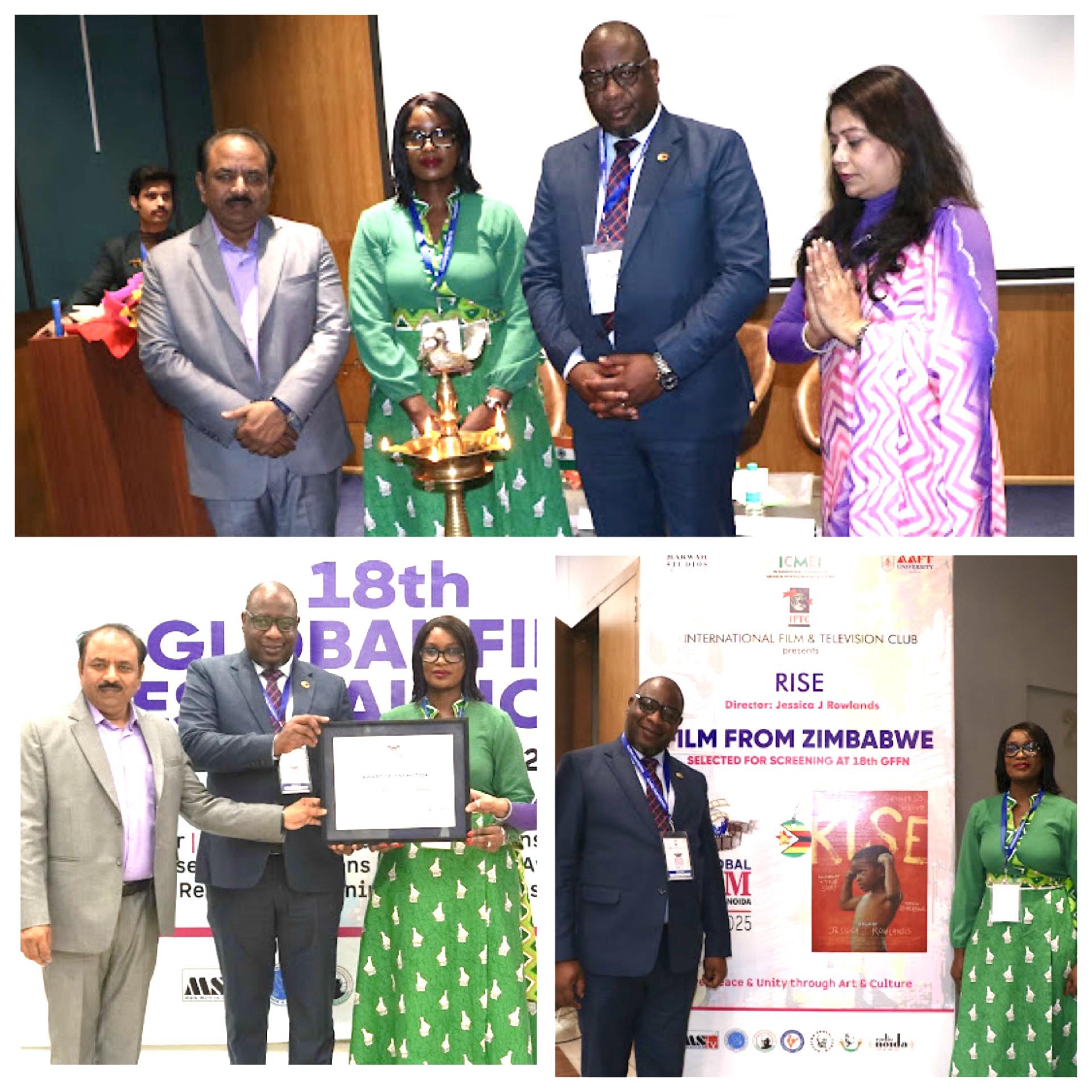 Zimbabwean Film “RISE” Receives Warm Acclaim at 18th Global Film Festival Noida 2025
