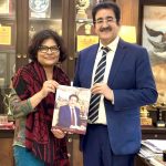 Dr. Sandeep Marwah Meets Renowned Actor Shruti Shandilya; Indo–Ireland Film Collaboration Strengthened