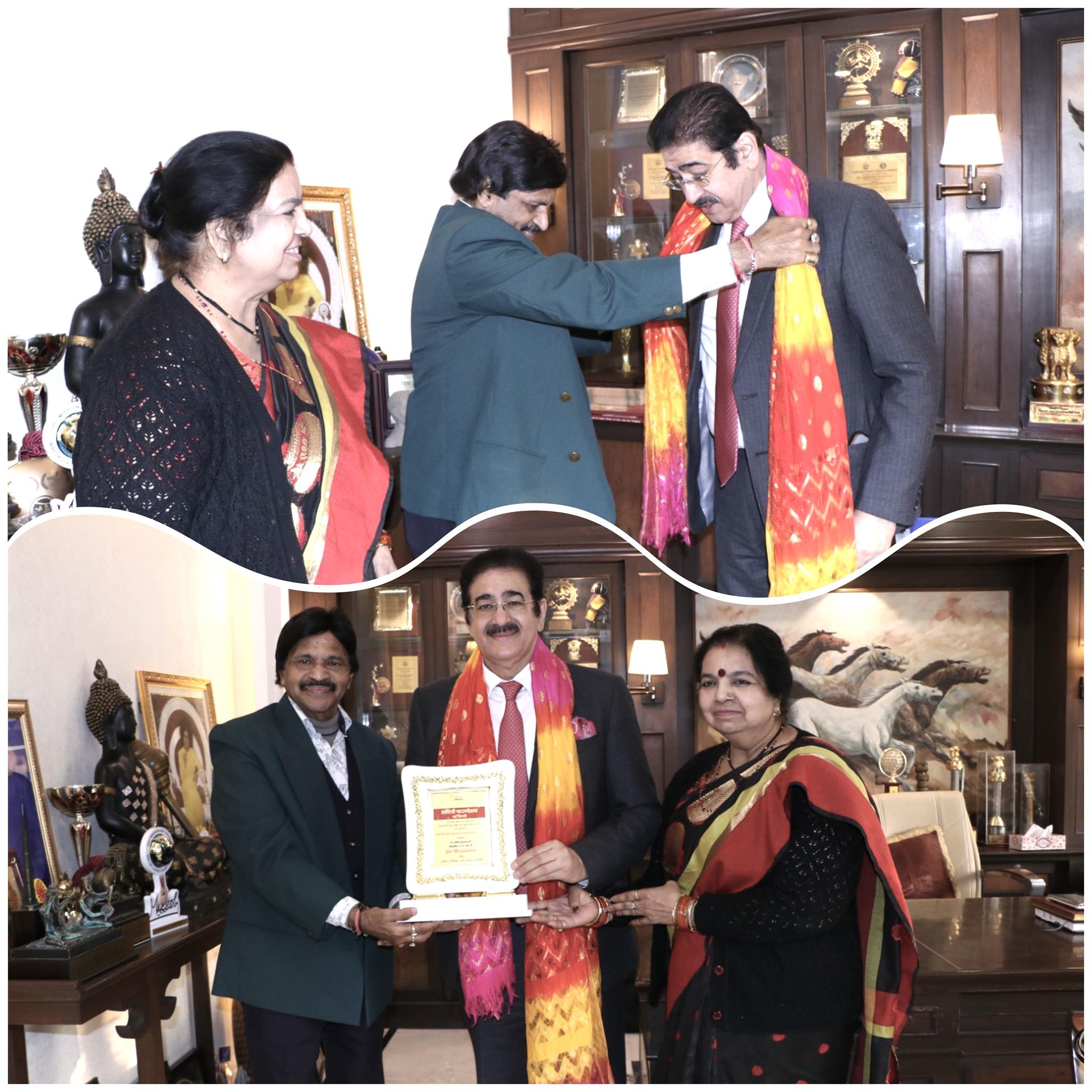 Sandeep Marwah Honoured for 34 Years of Cultural Leadership and 8,500 Global Events