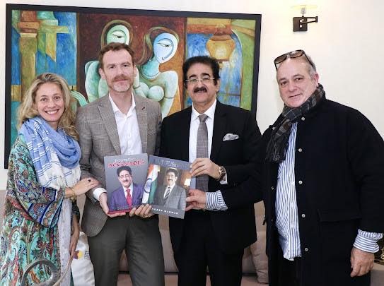 Renowned Polish Film Star, UN Representative from Poland, and German Business Leader Visited Marwah Studios