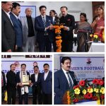 Dr. Sandeep Marwah Inspires Young Athletes at 50-Year Celebration of Women’s Football Federation of India