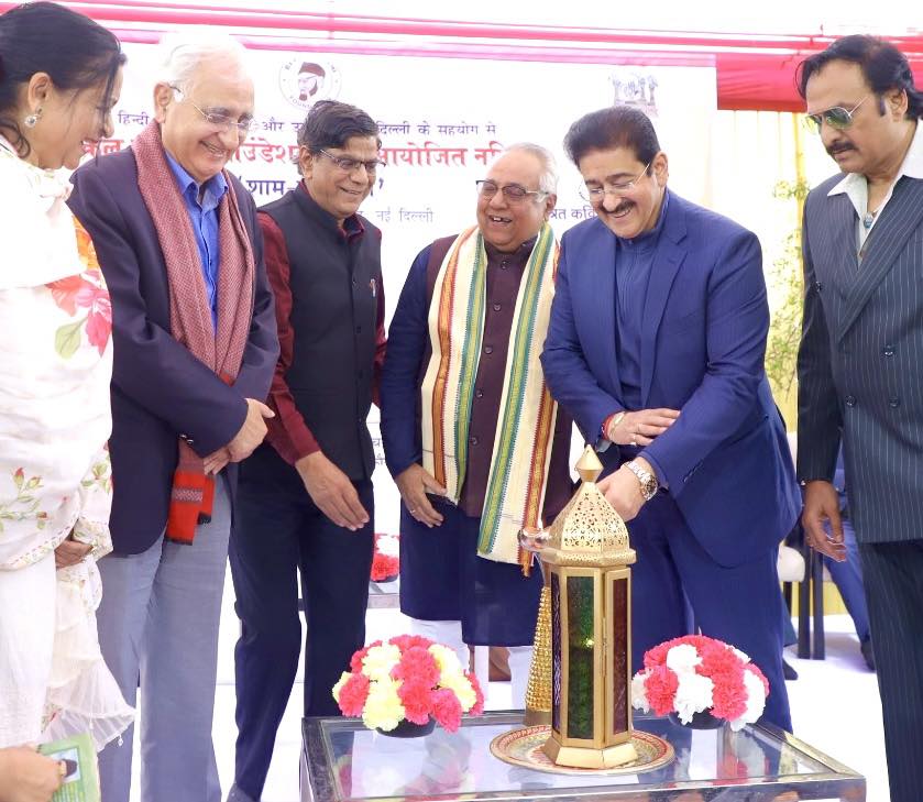 Dr. Sandeep Marwah Inaugurates Prestigious Urdu–Hindi Literary Gathering