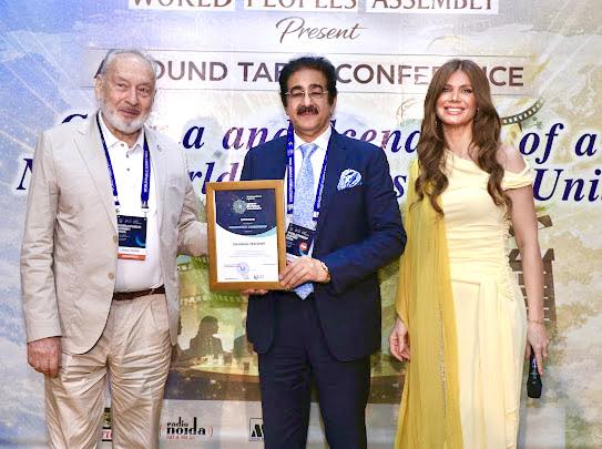 Dr. Sandeep Marwah Honoured by World Peoples Assembly, Russia for Promoting Peace Through Art & Culture