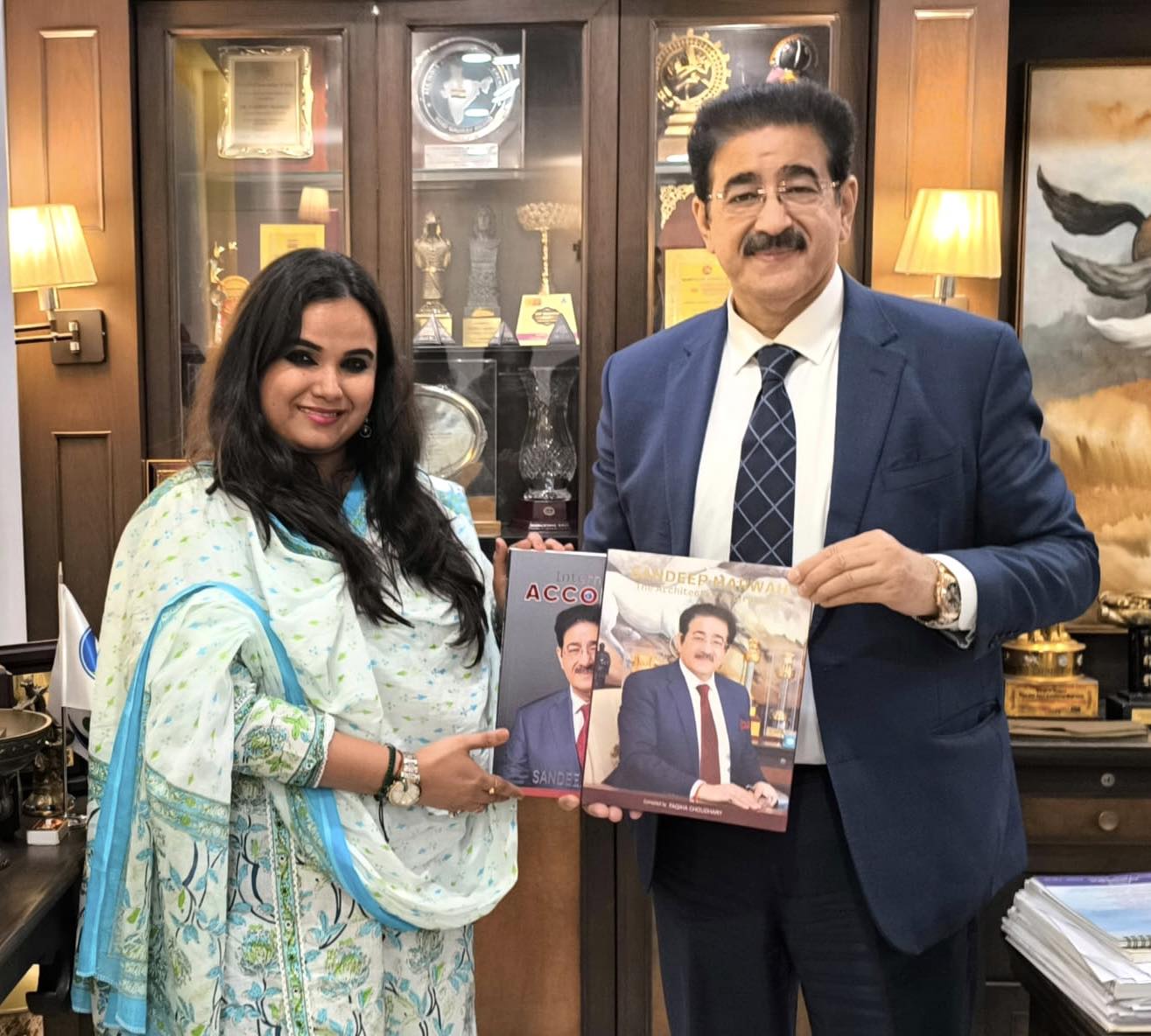 Prominent Kannada Television Personality Vinishka Srilakshmi Visits Marwah Studios