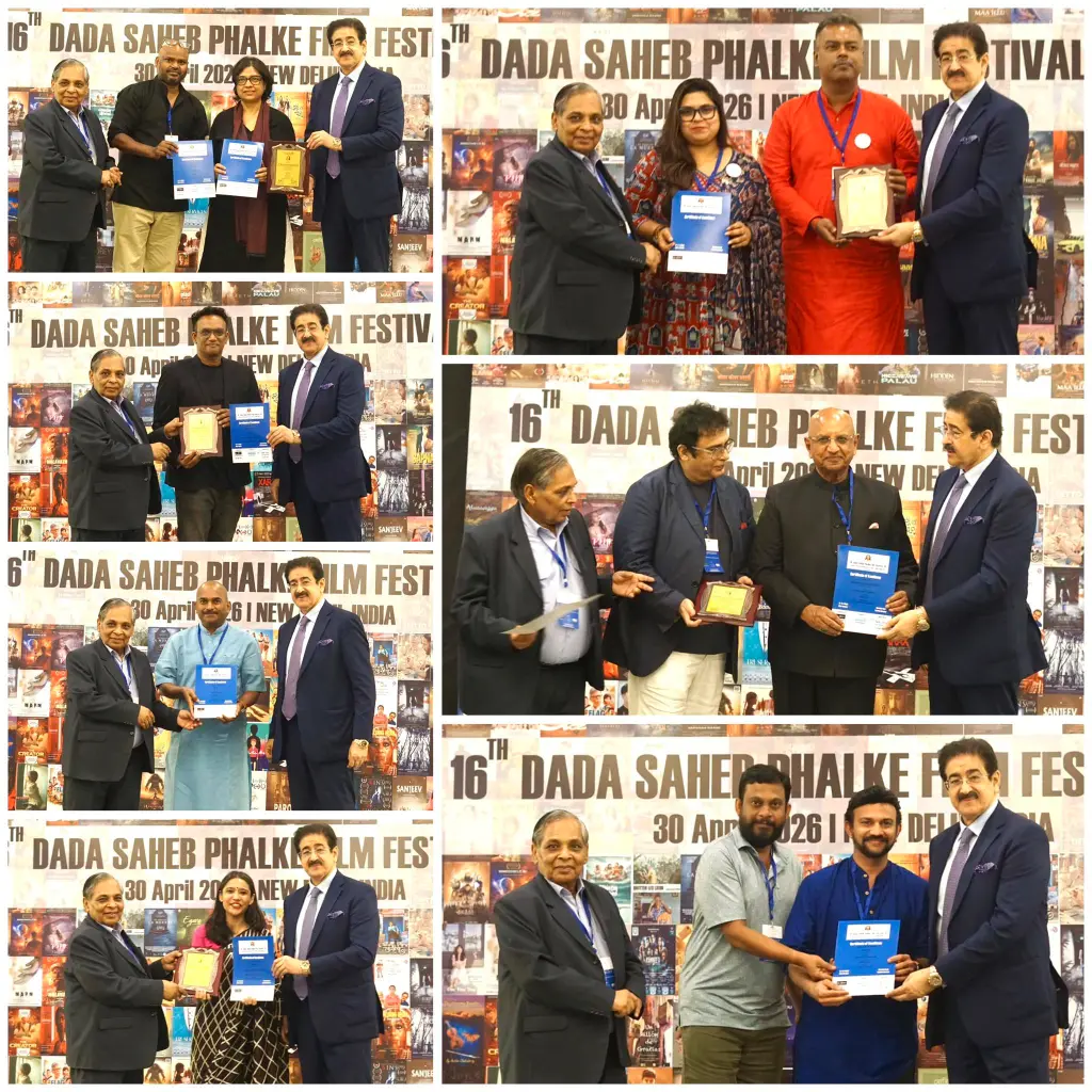 Dr. Sandeep Marwah Presents Honours at 16th Dadasaheb Phalke Film Festival